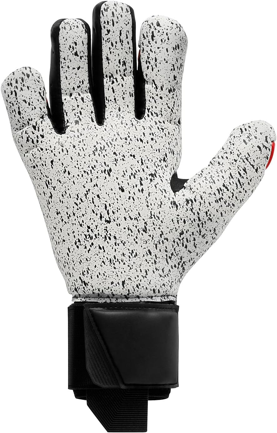 uhlsport Unisex Jugend Powerline Supergrip+ Hn Fussball Torwarthandschuhe 10 schwarz/rot/weiss, 10 s