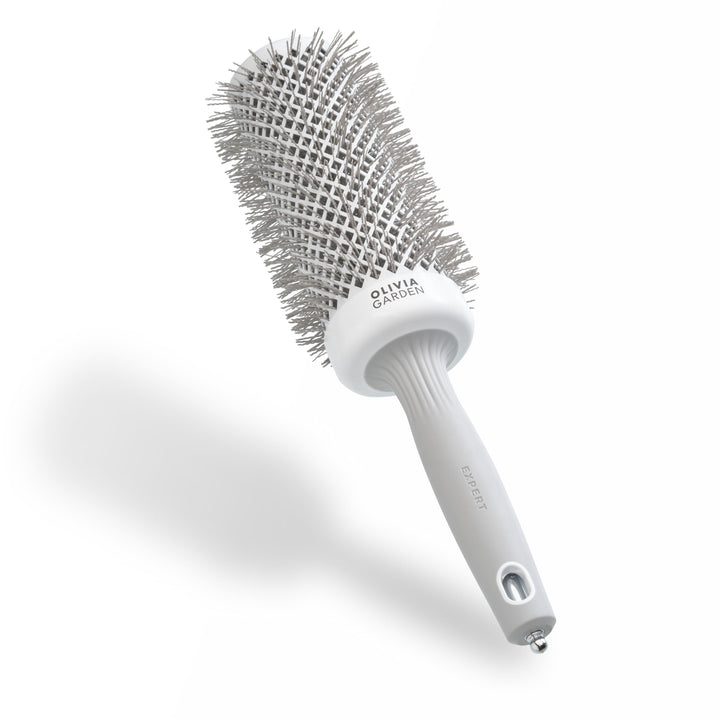 Olivia Garden - Expert Blowout Speed White and Grey Hairbrush - 55 weiss&grau 55, weiss&grau 55