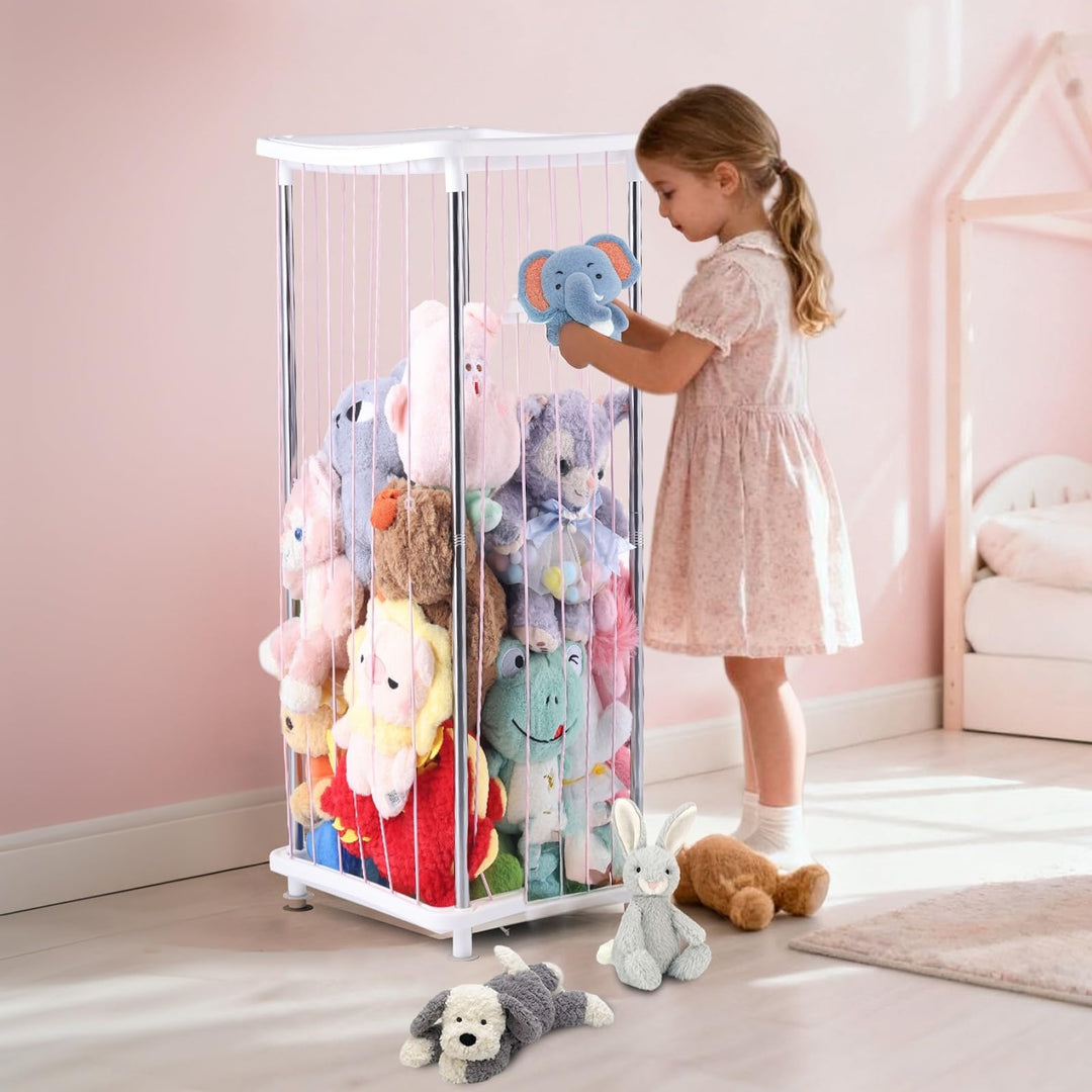 Kuscheltier Aufbewahrung,Stofftier-Aufbewahrung Kuscheltiere Platzsparende Plüschtier für Teddy mit