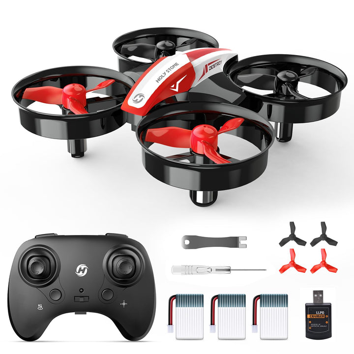 Holy Stone HS210 Mini Drohne für Kinder Anfänger,RC Quadcopter mit 3 Akkus Lange Flugzeit,Automatisc