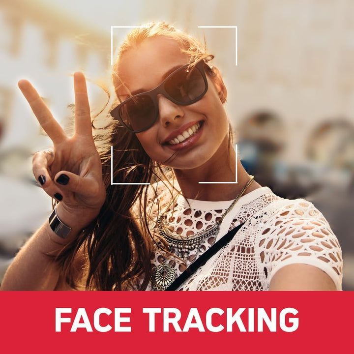 AGFA Photo Gimbal Realimove MC3X - Caméra Stabilisateur 3 Axes 4K Ultra HD, Écran Tactile Rotatif 3,