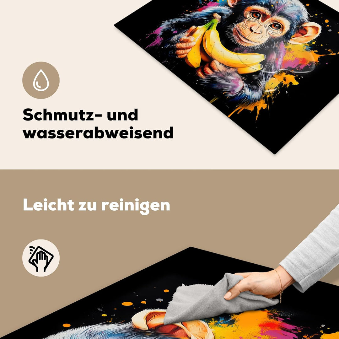 Herdabdeckplatte Einteilig 70x52 cm Küche Ceranfeld Abdeckplatte Cerankochfeld Abdeckung Induktionsk