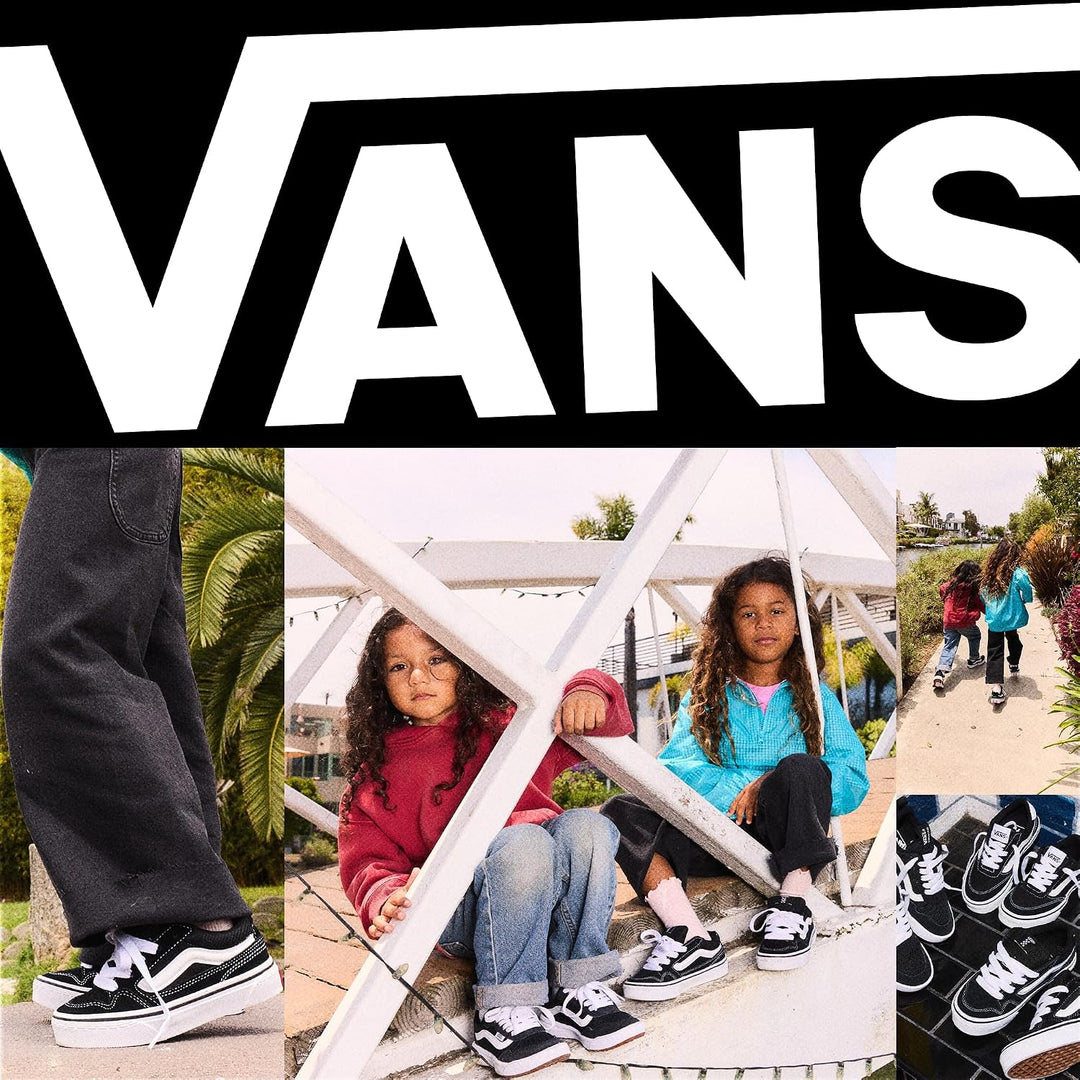 Vans Ward Herrenschuhe Schnürschuhe Rot Freizeit 32 EU Black And White, 32 EU Black And White