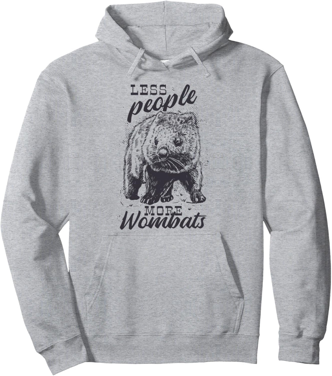 Realistisches Wombat Tier Pullover Hoodie