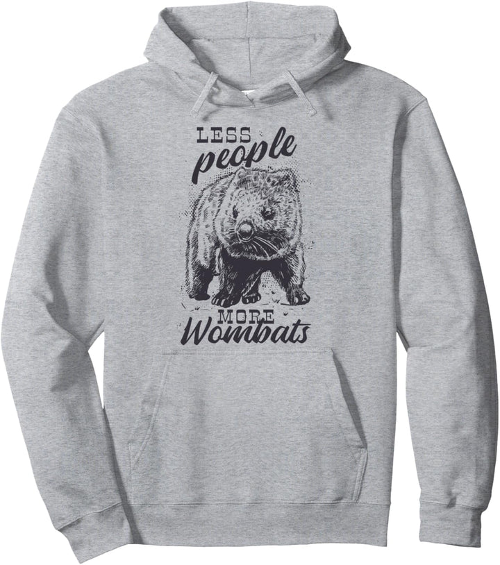Realistisches Wombat Tier Pullover Hoodie