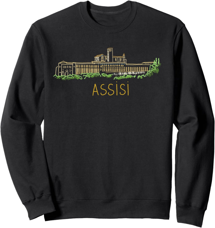 Assisi Italien Kunstgeschenk Männer Frauen Sweatshirt