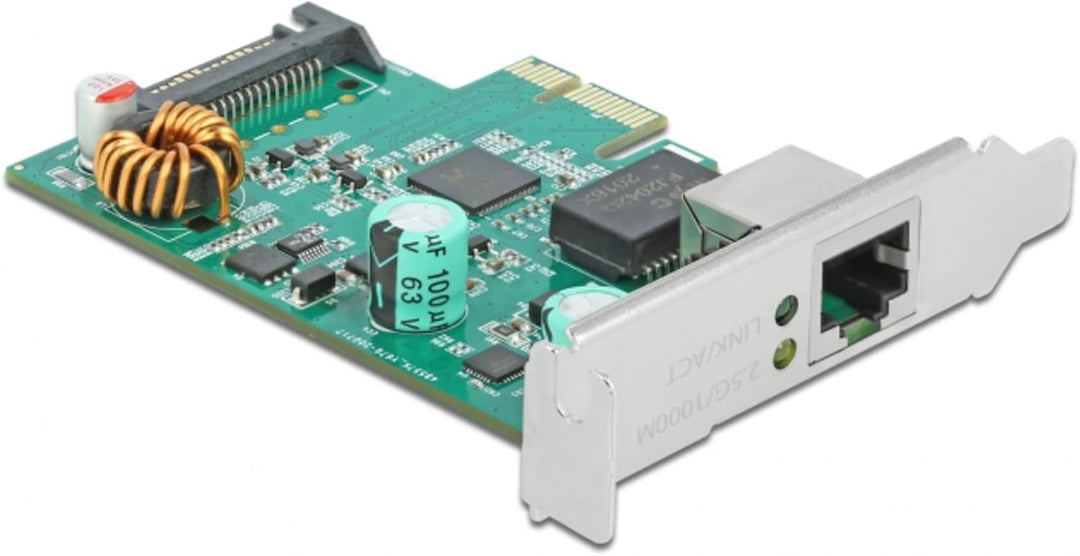 Delock PCI Express x1 Karte 1 x RJ45 2,5 Gigabit LAN PoE+ RTL8125