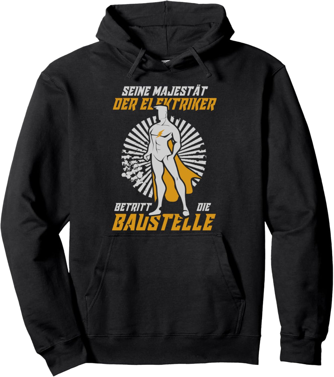 Seine Majestät der Elektriker - Lustig Elektroinstallateur Pullover Hoodie