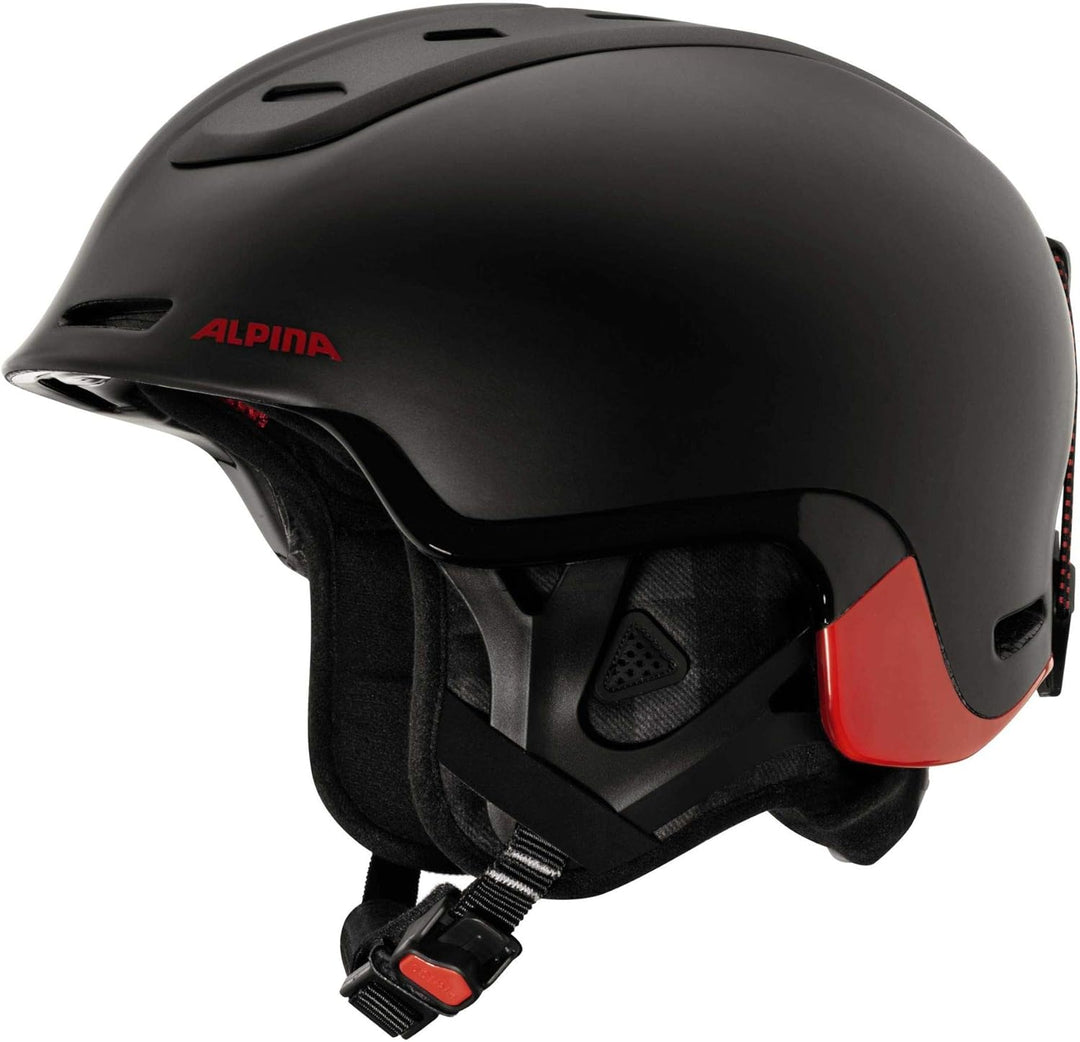 ALPINA SPINE - Sicherer, Individuell Anpassbarer & Hochwertiger Skihelm Für Erwachsene, black-lumber