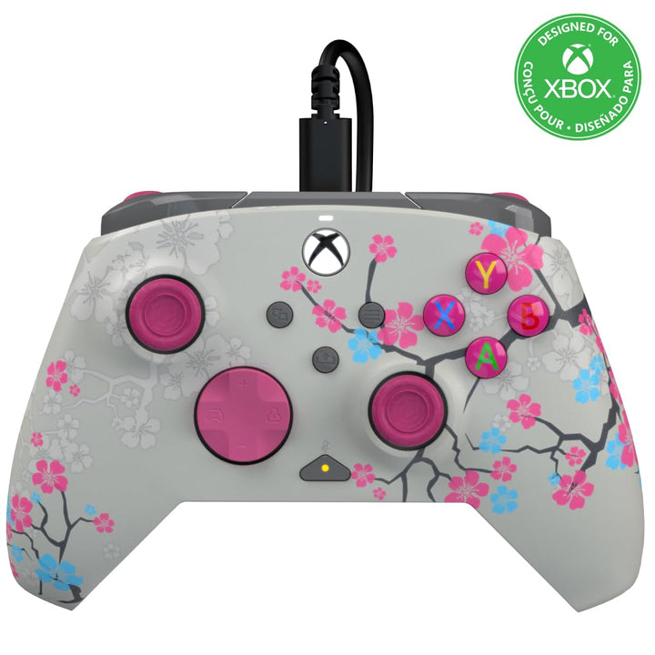 PDP Xbox REMATCH GLOW Wired controller BLOSSOM, Blossom