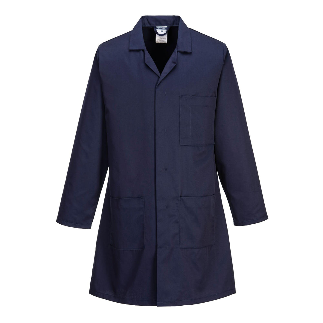 Portwest Standard Berufskittel, Grösse: L, Farbe: Marine, 2852NARL L Navy, L Navy