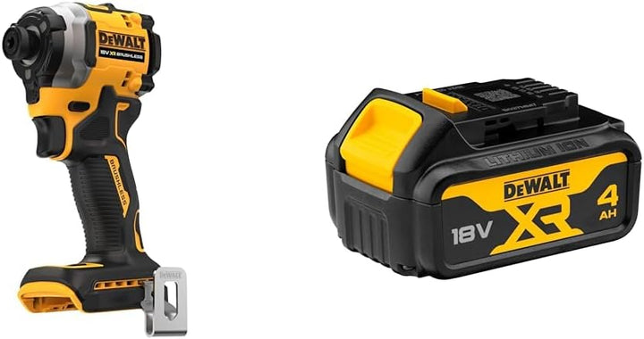 Dewalt 18V XR Akku-Schlagschrauber DCF850N & Ersatz-Akku 18,0 Volt/ 4,0 Ah XR Li-Ion (kompatibel mit