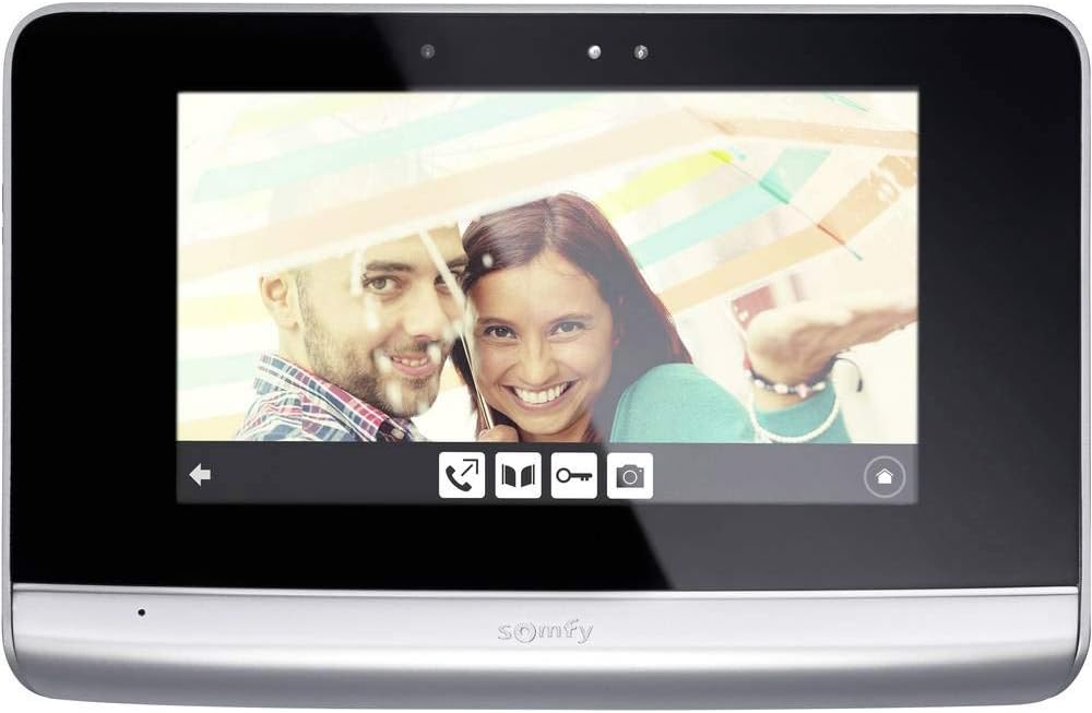 Somfy 2401458 - Touchscreen Display zur Erweiterung der V500 RTS Video-Türsprechanlage | 7" Farbmoni