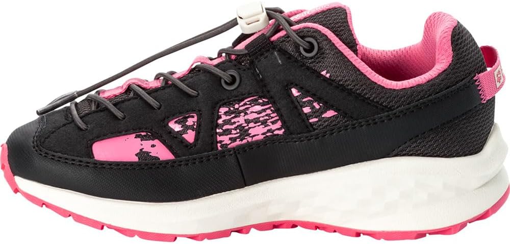 Jack Wolfskin Villi Sneaker Low K Unisex Kinder Walking-Schuh 36 EU Phantom, 36 EU Phantom