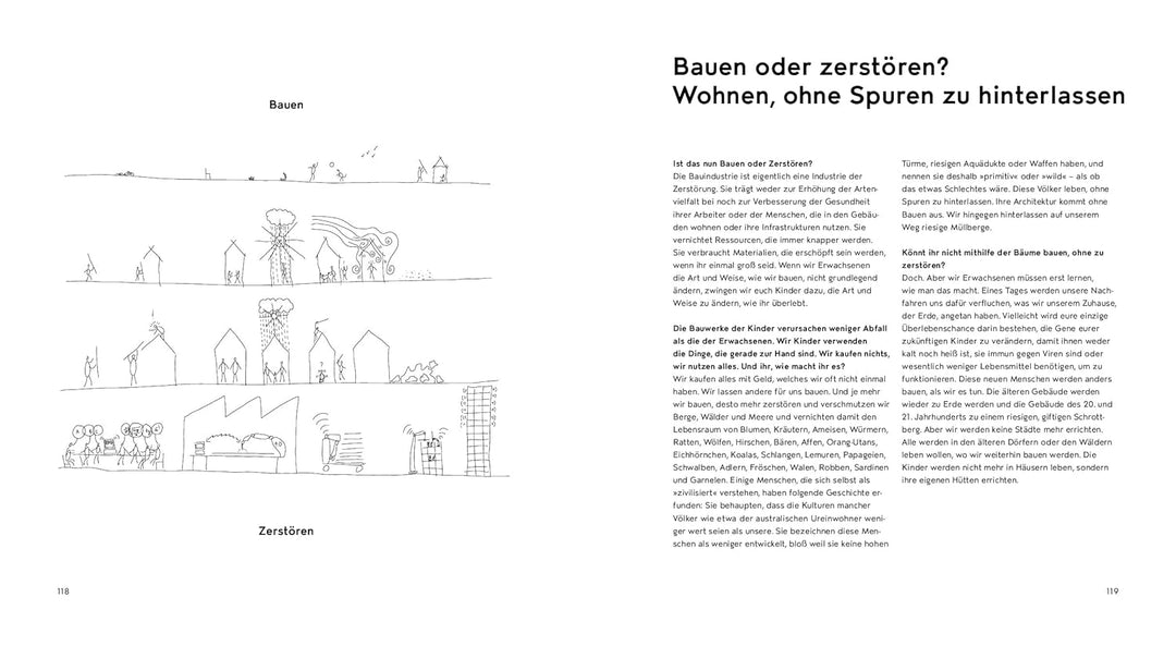 Kleine Hütten bauen: Inspiration für das gemeinsame Konstruieren und Werken mit Kindern. Schritt-für