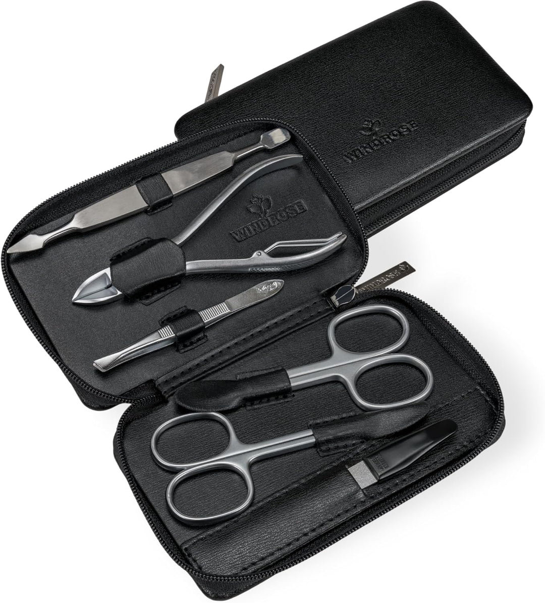 Windrose Ambiance Manicure mit Bestückungen aus dem Hause Zwilling/Solingen 12,5 cm schwarz, Schwarz