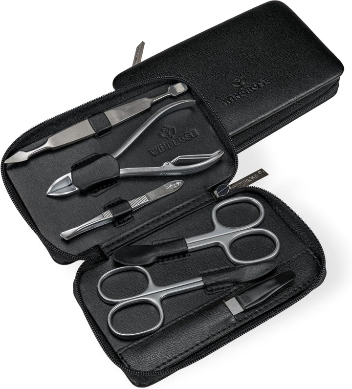 Windrose Ambiance Manicure mit Bestückungen aus dem Hause Zwilling/Solingen 12,5 cm schwarz, Schwarz