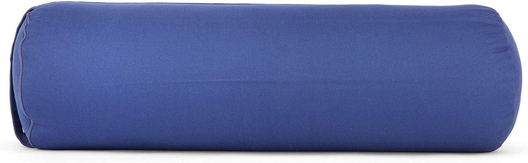 Bodhi Yoga Bolster | ECO Serie | Yogarolle mit Kapok-Füllung | Waschbarer Bezug aus 100% Bio-Baumwol