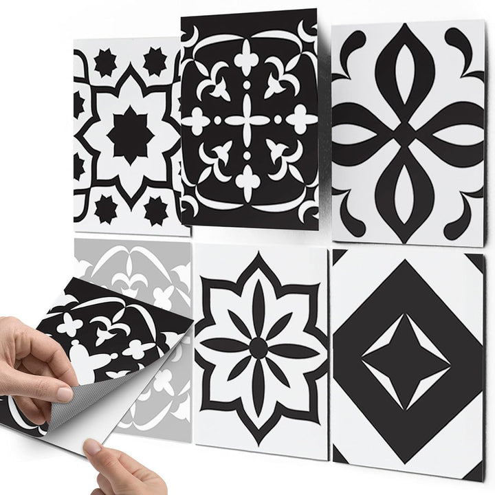 CREATISTO Mosaik Klebefliesen Stickerfliesen Fliesenfolie - Klebefolie Aufkleber für Wand-Fliesen I