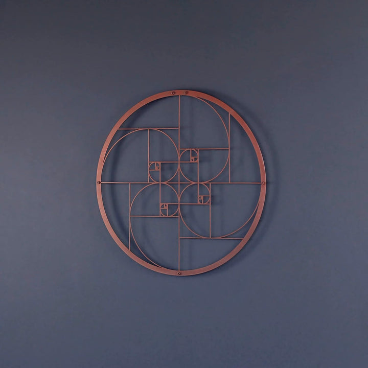 IWA CONCEPT Golden Ratio Metall Wanddekoration | Einzigartige Moderne Dekoration für Wohnzimmer | Me