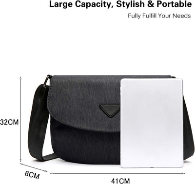 FANDARE Unisex Umhängetasche Herren Damen Schultertaschen Crossbody Messenger Handy Umhängetasche Mä