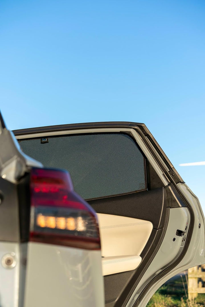Carshades Car Shades kompatibel mit Nissan Qashqai III (J12) 2021- (6-teilig), NIS-QASH-5-C, Schwarz