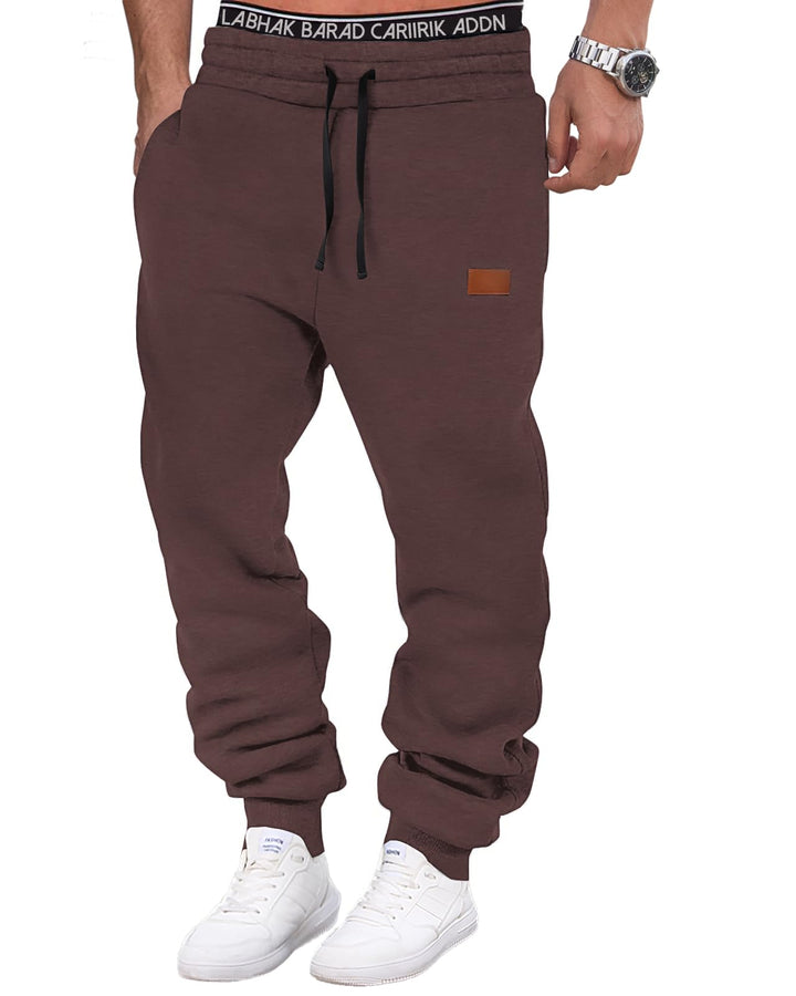 HMIYA Jogginghose Herren Baumwolle Trainingshose Sporthose Freizeithose Lang Hosen Klassische Sweath