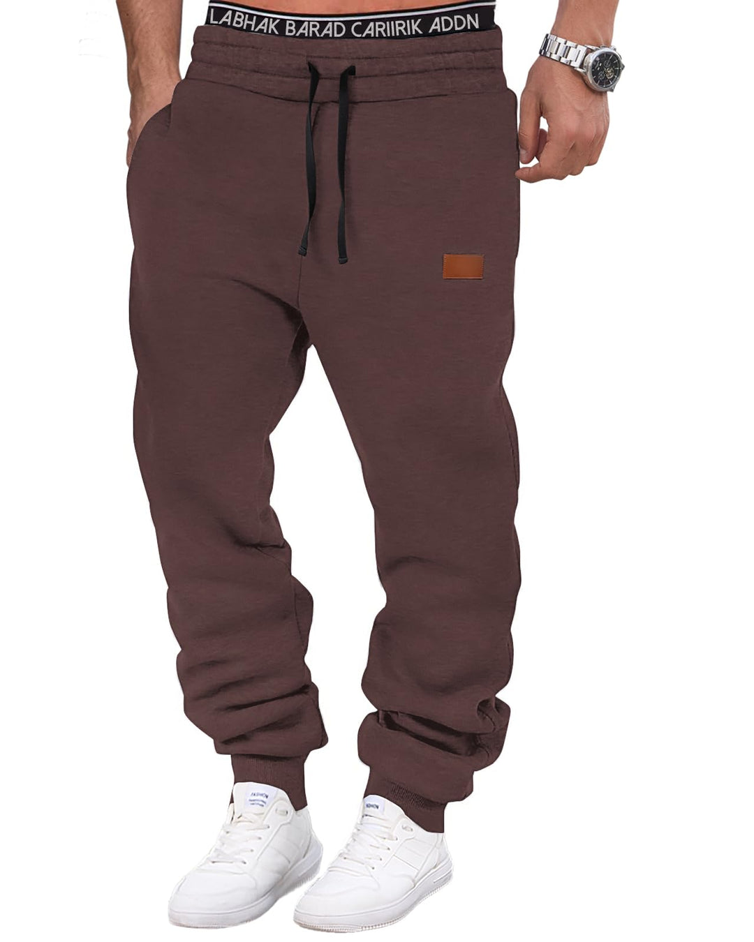 HMIYA Jogginghose Herren Baumwolle Trainingshose Sporthose Freizeithose Lang Hosen Klassische Sweath