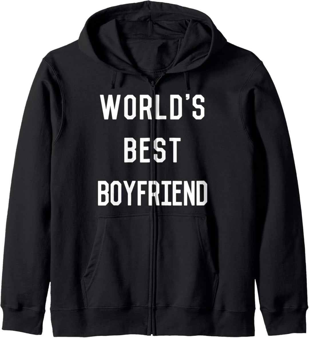World's Best Boyfriend T-Shirt | Valentinstag Paar Kapuzenjacke
