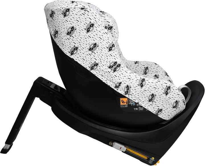 JYOKO Kids Bezug für Autositz kompatibel mit Maxi Cosi (Raccoon, Maxi Cosi Mica Eco I-Size)