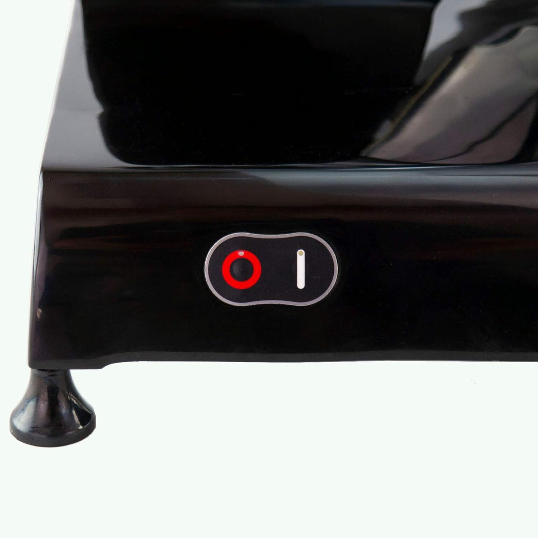 Berkel Red Line 300 Aufschnittmaschine schwarz - Schneidemaschine+ handgefertigtes Einlegebrett aus