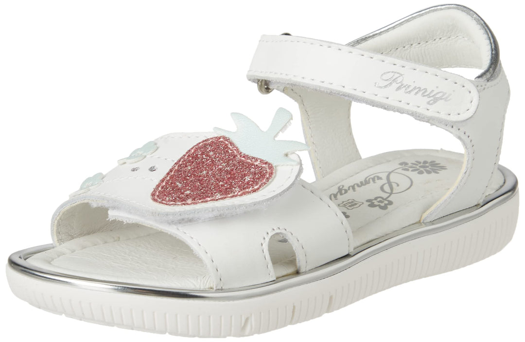 PRIMIGI Mädchen Girl Candy Sandale 24 EU Weiss, 24 EU Weiss