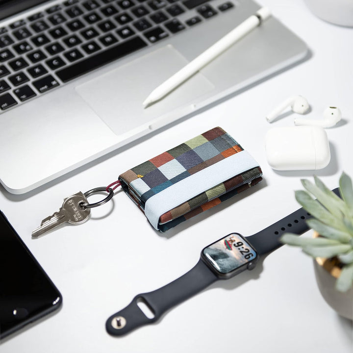 GUGGIARI® Slim Wallet mit RFID Schutz für Kreditkarten-, Bargeld- und Schlüsselhalter - Kartenetui H