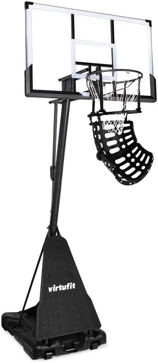 VirtuFit Basketball Return System – Basketball Rückholnetz & Rebound Trainer für Indoor & Outdoor Tr