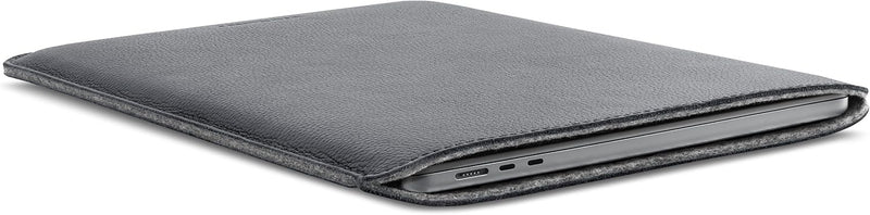 WOOLNUT Leder Sleeve Case Hülle Tasche für Air 15 Zoll - Grau Grau MacBook Air 15, Grau MacBook Air