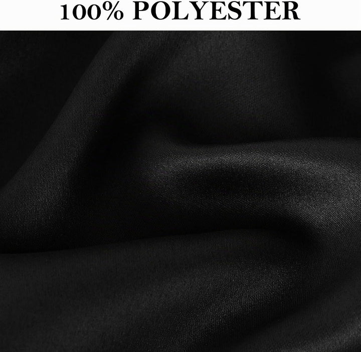 PiccoCasa 2er Set Gardine für Küche Polyester Scheibengardine Kurzgardine Blickdicht Kleine Gardine