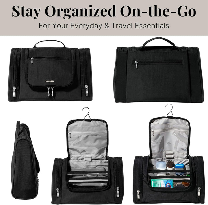 baggallini Reise-Set, schwarz, Einheitsgrösse, Schwarz