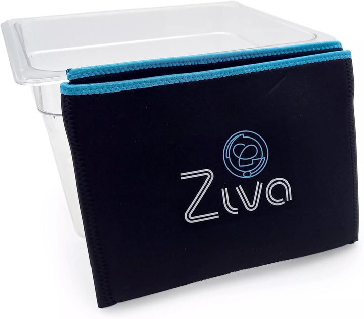 Isolierungsset: Ziva Medium sous-vide Wasserschale + Deckel mit Aussparung + Isolierhüllen 12L