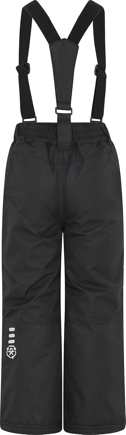 Color Kids Unisex Kinder Ski W.Pockets-Recycled Snow Pants, Schwarz