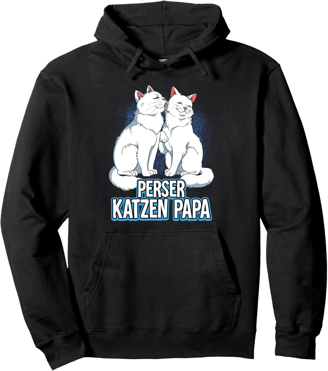 Perserkatzen Papa Pullover Hoodie