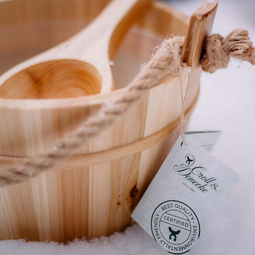 Croll & Denecke Saunakübel aus Holz, diameter 28