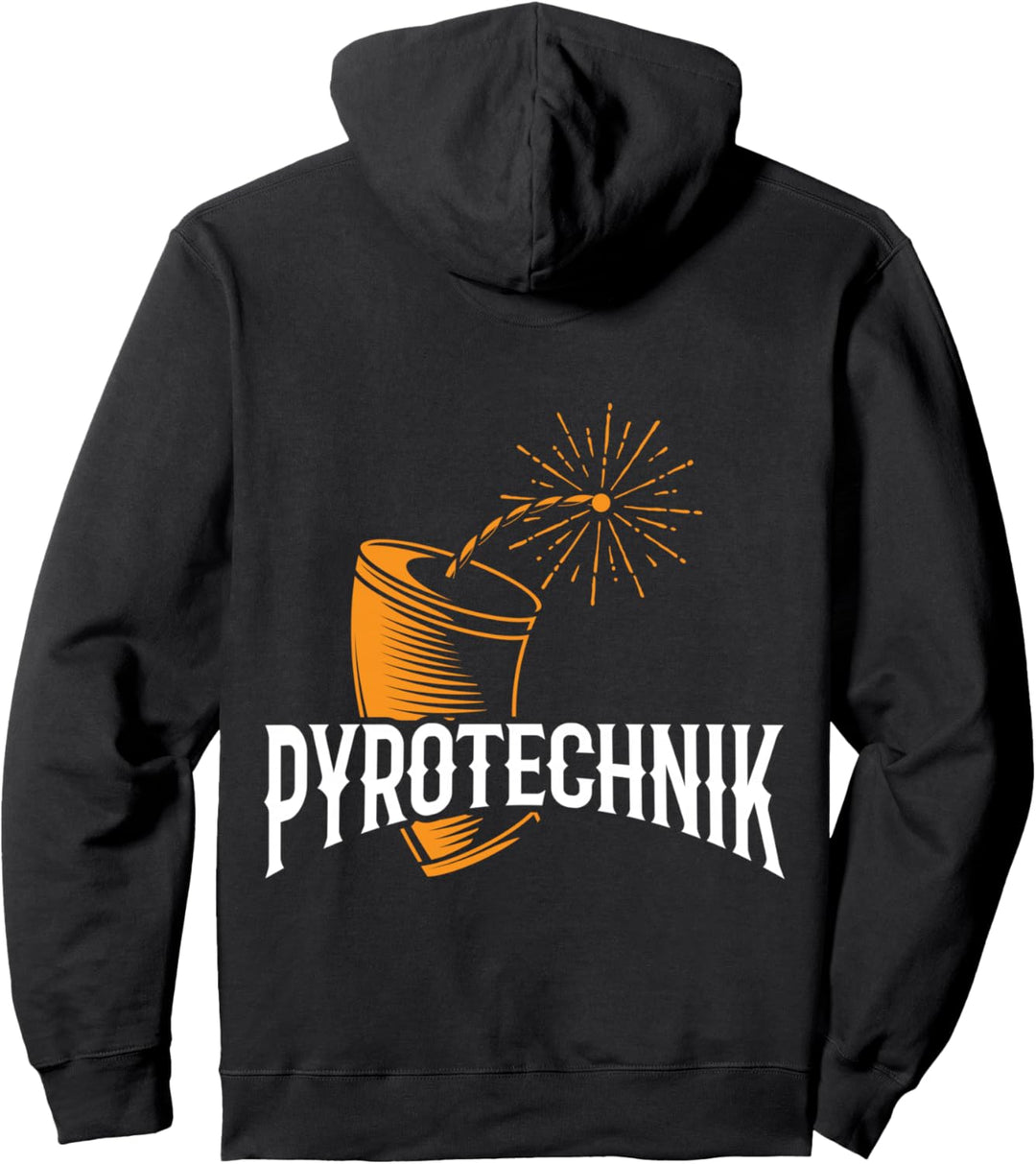 PYROTECHNIK Pyro Techniker Feuerwerker Feuerwerk Pullover Hoodie