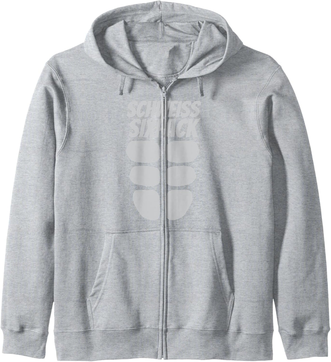 Schweiss Sixpack Die Du Erst Verschwitzt Sehen Kannst Abs Kapuzenjacke