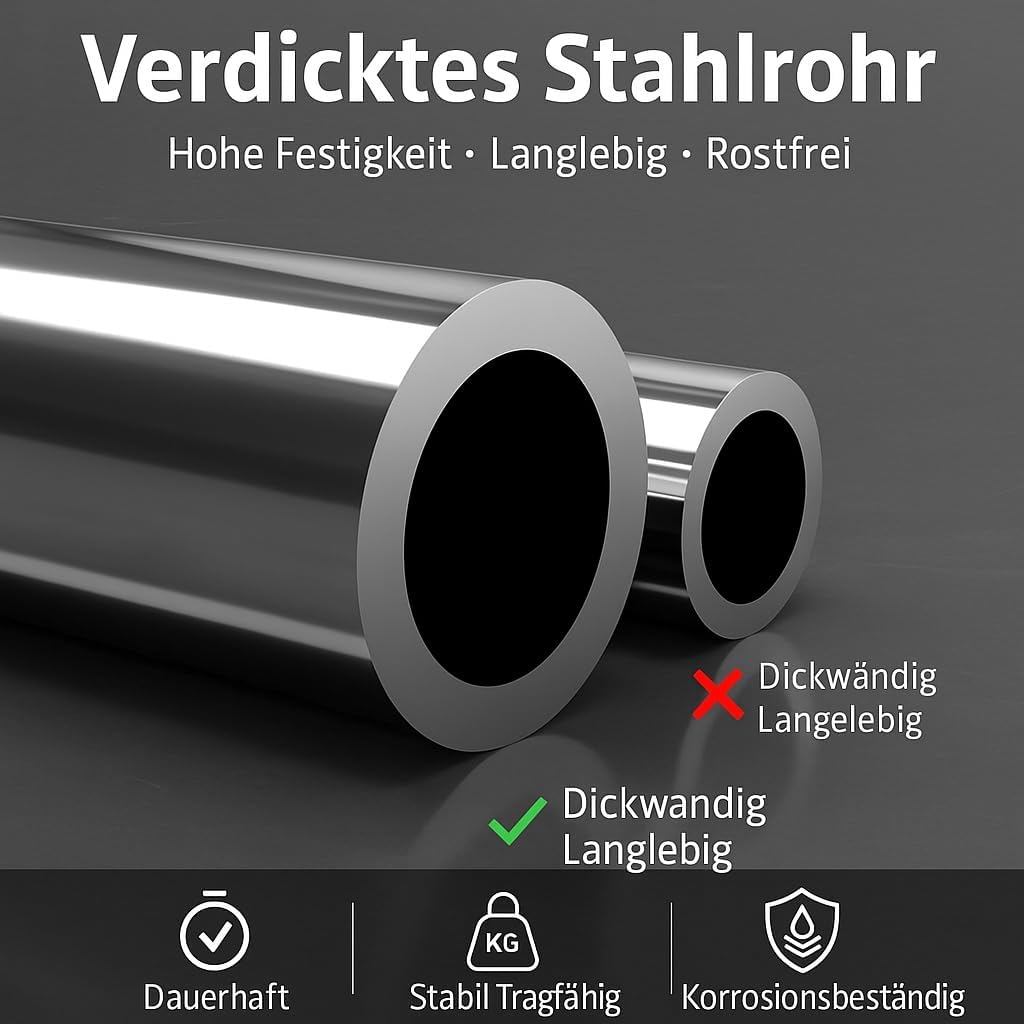 Einkaufswagen mit 35L Aufbewahrungsbox, Klappbarer Transportwagen mit Treppensteiger-Rädern, Einkauf