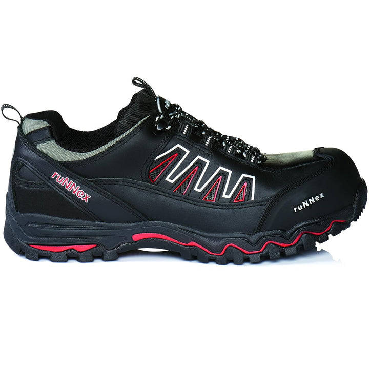 ruNNex Sicherheitsschuhe S3 LightStar extra leichte Halbschuhe Grösse 44, schwarz, 5320, 44