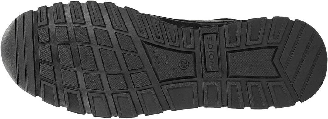 WOJAS - Herren Sneakers I Leder I Weiches Innenfutter I Dunkelblaue Akzente I Praktisch und Bequem I