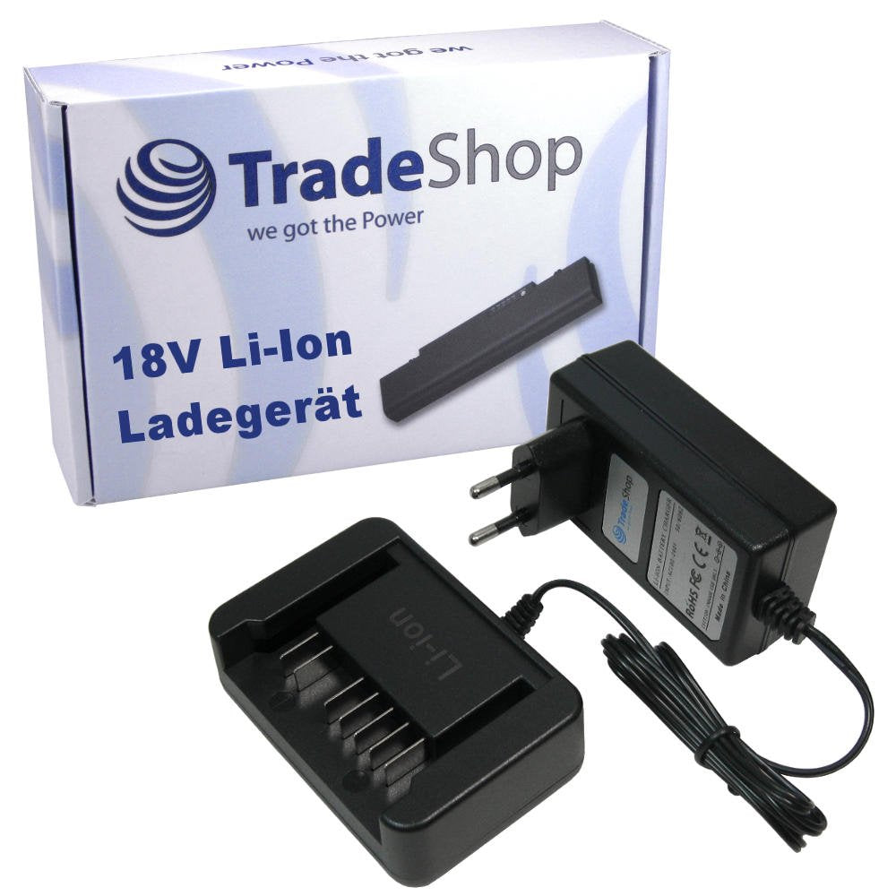 Trade-Shop 18V Li-Ion Akku Ladegerät Ladestation kompatibel mit Hitachi 330557 BSL1825 BSL1815S BSL1