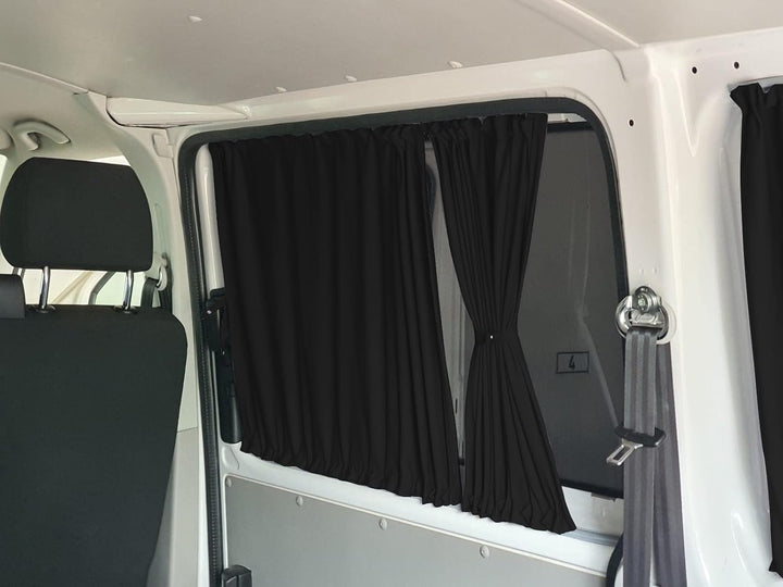 BREMER SITZBEZÜGE Mass Gardinen Vorhänge Sonnenschutz kompatibel mit VW T5 T6 T6.1 Transporter Carav