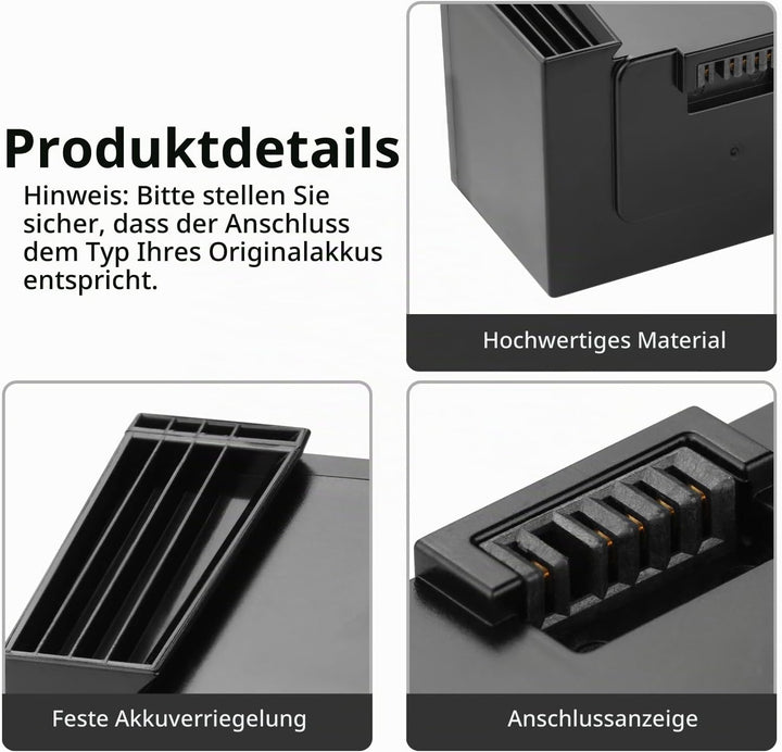ABL-D2 Saugroboter Akku Kompatibel mit iRobot Roomba i3 i4 i4 Plus i4150 i5 i5+ i6 i6+ i7 i7 Plus i8