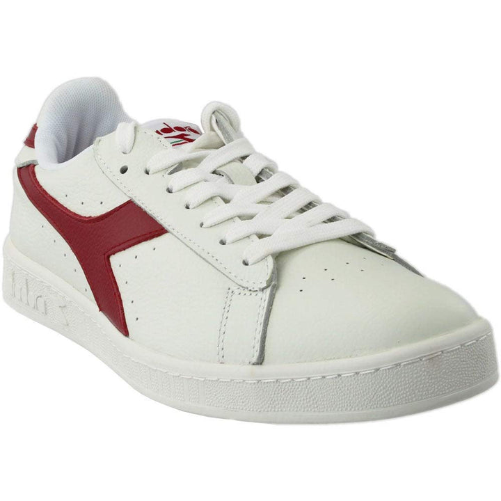 Diadora Unisex Game L Low Waxed Gymnastikschuhe 37 EU Weiss Rot Pfeffer, 37 EU Weiss Rot Pfeffer